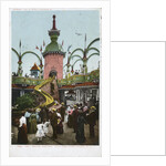 Helter Skelter Ride in Coney Island's Luna Park by Anonymous