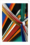 Ribbons Tied to Boat Prow for Good Luck by Anonymous
