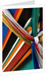 Ribbons Tied to Boat Prow for Good Luck by Anonymous