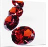 Round Cut Rubies by Anonymous