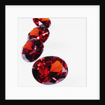 Round Cut Rubies by Anonymous