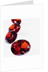 Round Cut Rubies by Anonymous