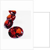 Round Cut Rubies by Anonymous
