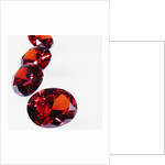 Round Cut Rubies by Anonymous