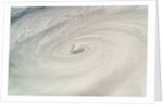 Eye of Hurricane Dean Seen from Space by Anonymous
