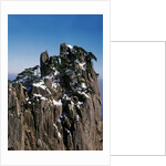 Pine Trees at Top of Yellow Mountains in Spring by Anonymous