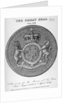 17th Century Seal of New York by Anonymous