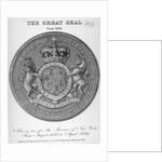 17th Century Seal of New York by Anonymous