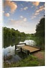 Pier on Cannop Ponds by Anonymous