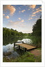 Pier on Cannop Ponds by Anonymous