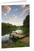Pier on Cannop Ponds by Anonymous