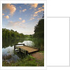 Pier on Cannop Ponds by Anonymous