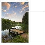 Pier on Cannop Ponds by Anonymous