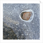 Rock in a Frozen River by Anonymous