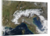 Snow Covering the Alps and Northern Italy by Anonymous