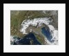 Snow Covering the Alps and Northern Italy by Anonymous