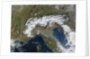 Snow Covering the Alps and Northern Italy by Anonymous