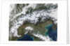 Snow Covering the Alps and Northern Italy by Anonymous