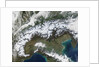 Snow Covering the Alps and Northern Italy by Anonymous