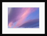 Lenticular Clouds at Sunset by Anonymous