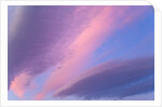Lenticular Clouds at Sunset by Anonymous