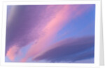 Lenticular Clouds at Sunset by Anonymous