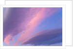 Lenticular Clouds at Sunset by Anonymous