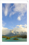 Spectacular View of Mountains and Lake by Anonymous