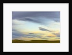 Prairie under Cloudy Sky at Sunset by Anonymous