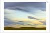 Prairie under Cloudy Sky at Sunset by Anonymous