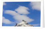 Clouds above Mountain Peak by Anonymous