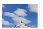 Clouds above Mountain Peak by Anonymous
