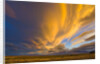 Dramatic Clouds above Plains at Sunset by Anonymous