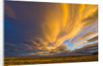 Dramatic Clouds above Plains at Sunset by Anonymous