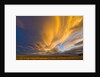Dramatic Clouds above Plains at Sunset by Anonymous