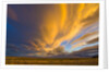 Dramatic Clouds above Plains at Sunset by Anonymous