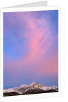 Clouds above Mountains at Sunrise by Anonymous