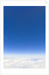 Clear Sky above Cumulus Clouds by Anonymous