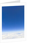 Clear Sky above Cumulus Clouds by Anonymous