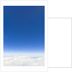 Clear Sky above Cumulus Clouds by Anonymous