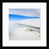 Airplane Wing Above Clouds by Anonymous