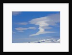 Lenticular Clouds Floating above Snow-covered Glacier by Anonymous