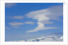 Lenticular Clouds Floating above Snow-covered Glacier by Anonymous