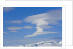 Lenticular Clouds Floating above Snow-covered Glacier by Anonymous