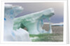 Sculpted Icebergs Floating in Ocean by Anonymous