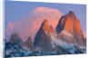 Pink Cumulus Clouds Above Fitzroy Massif, Glaciers National Park by Anonymous