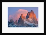 Pink Cumulus Clouds Above Fitzroy Massif, Glaciers National Park by Anonymous