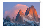 Pink Cumulus Clouds Above Fitzroy Massif, Glaciers National Park by Anonymous
