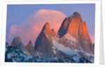Pink Cumulus Clouds Above Fitzroy Massif, Glaciers National Park by Anonymous