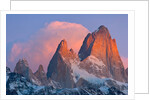 Pink Cumulus Clouds Above Fitzroy Massif, Glaciers National Park by Anonymous